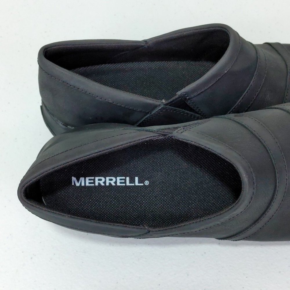 Merrell Encore Moc 4 Shoes Leather Slip-Ons Women's 9 W - Picture 9 of 10